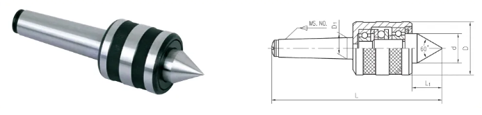 Cone morse rotativo centro vivo desenho de servi&ccedil;o m&eacute;dio-MWMECHPARTS